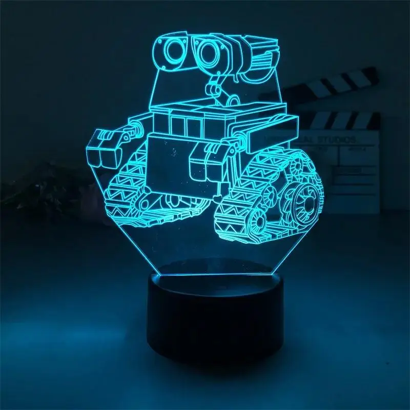 Auto 3d Nachtlicht mit Touch-Steuerung 7 Farben Home Atmosphäre Lampe kreative Schlafzimmer Nachtlicht Tisch lampen für Kinder Geschenk