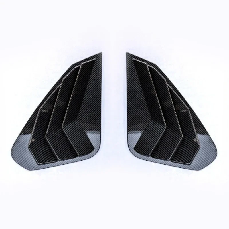 

For Toyota RAV4 2019-2024 ABS Carbon Fiber Car Rear Side Window Rear Triangle Window Spoiler Louver Trim Car Accessories