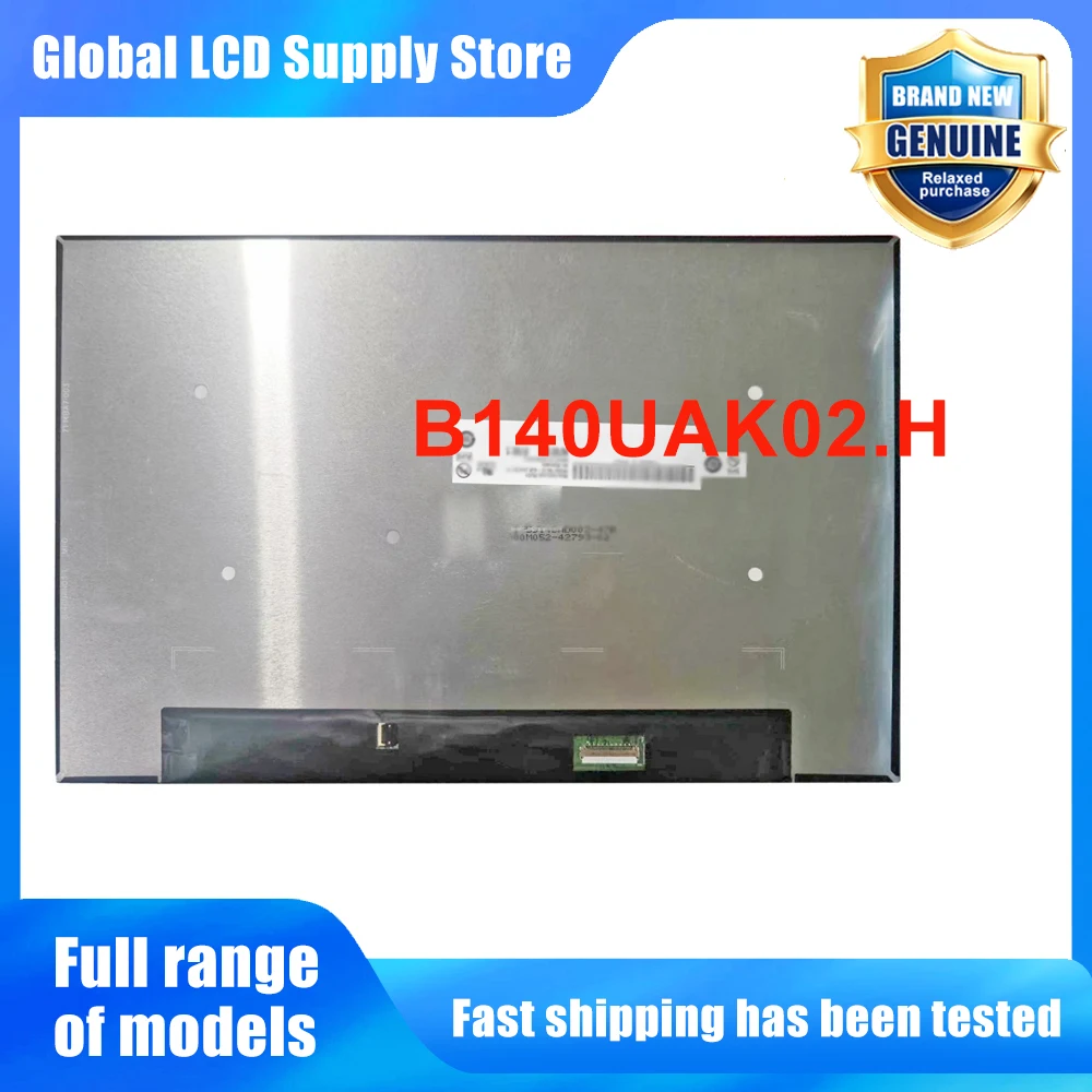 B140UAK02.H 14.0 inch Laptop Lcd Screen Wuxga 16 10 Ips Panel Touchscreen Wled Backlit for Notebook Repair Replacement Assembly