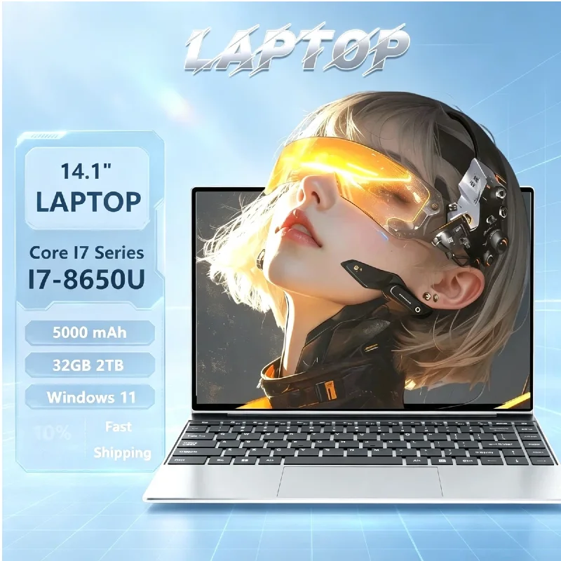 Intel Core i7 8650U Laptop 14.1
