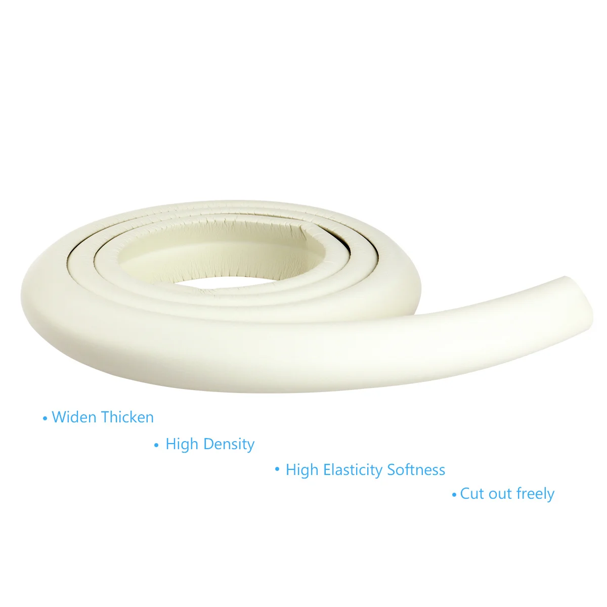 Tinksky 2m L-شكل حامي ركن سلامة الطفل رشاقته Nbr المضادة للتصادم الوفير قطاع لجدول مكتب خزانة حائط #2