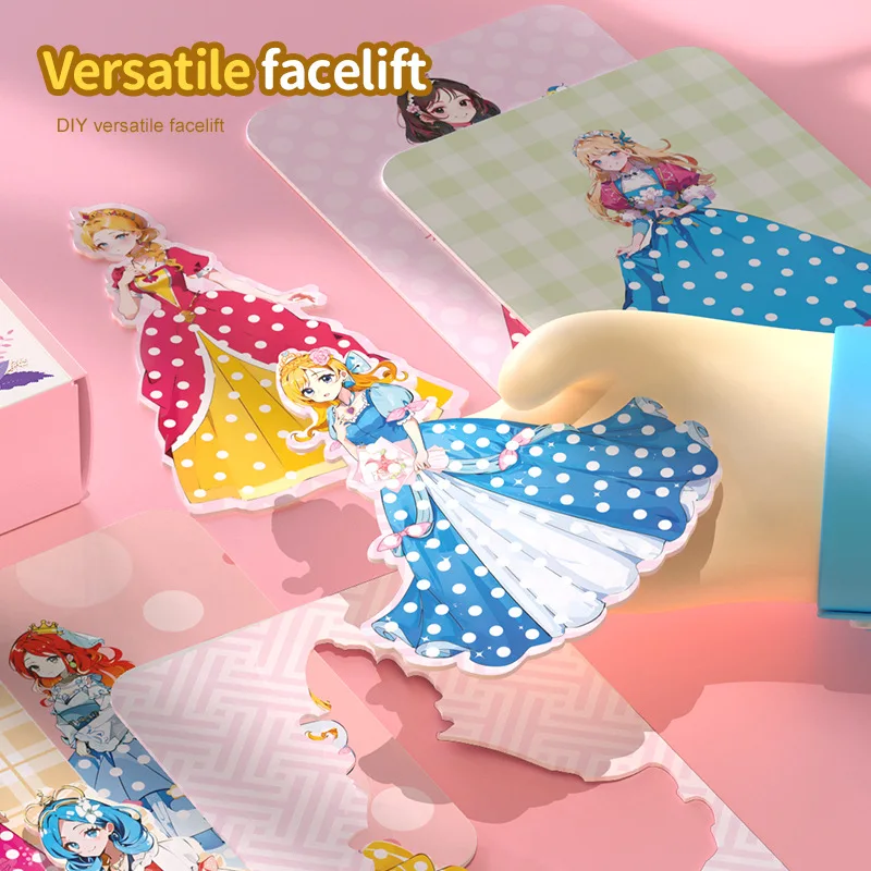 Planche à dessin 3D pour enfants, Puzzle, jouets d'entraînement à la motricité Fine, jeu fait à la main, cartes assorties, jouet habillé de princesse, bricolage