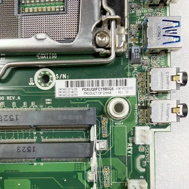 For HP ProDesk 800 G1 DM Motherboard 746332 -001 746632 -601 746219 -001 Q87 DDR3 Mainboard 100%Tested Fully Work TAN