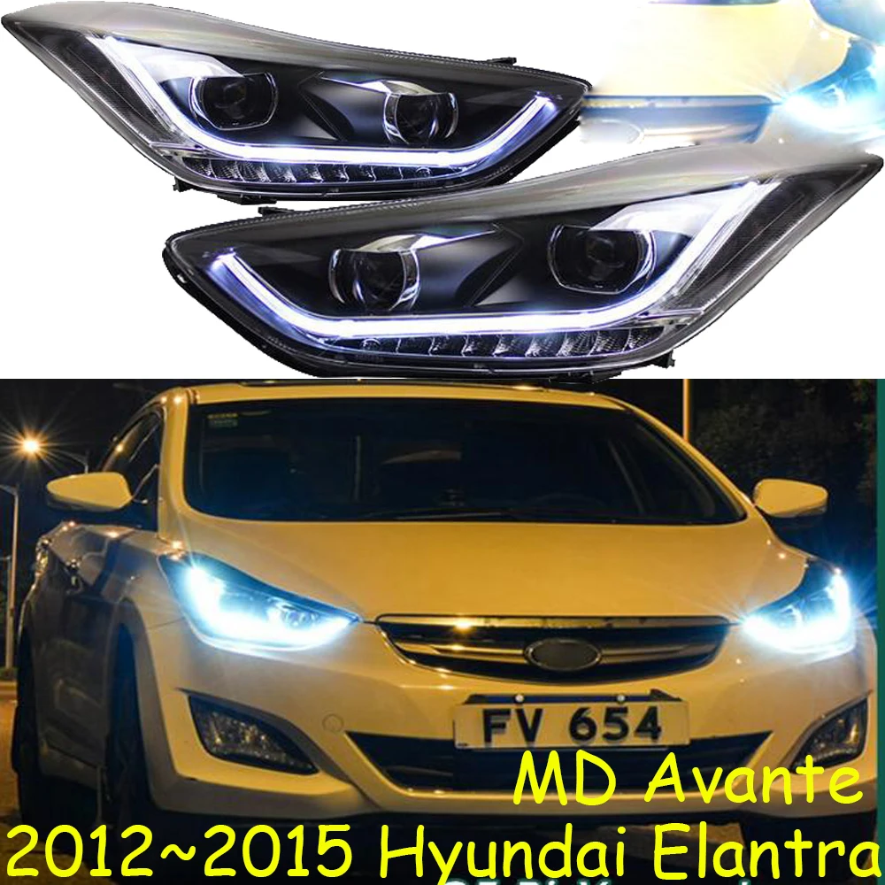 

HID,2012~2015,Car Styling,Elantra Headlight,Solaris,accent,Elantra,Genesis,i10,i20,santa fe,lantra;Elantra head lamp