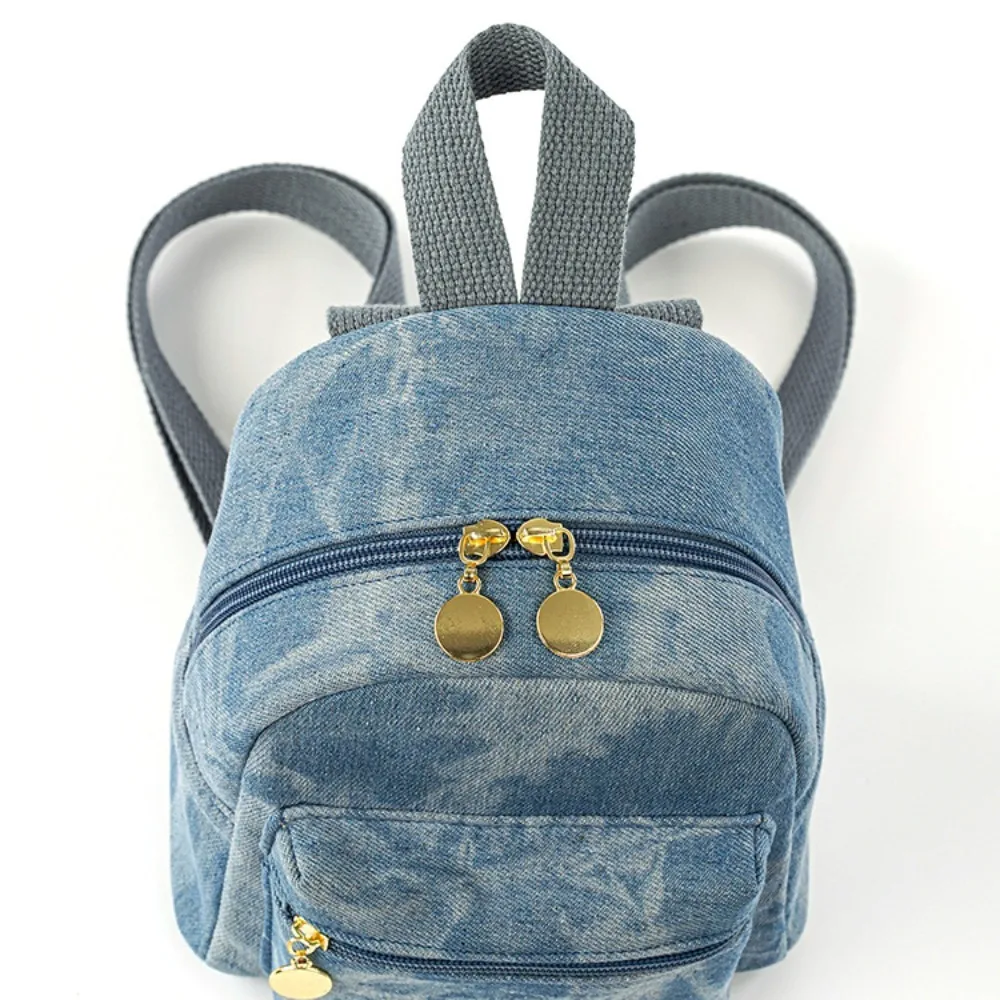 Denim Fashion Backpacks for Women Latest Trend Students School Bag Small Mini Rucksack Mochilas Para Mujer Bolsa Feminina