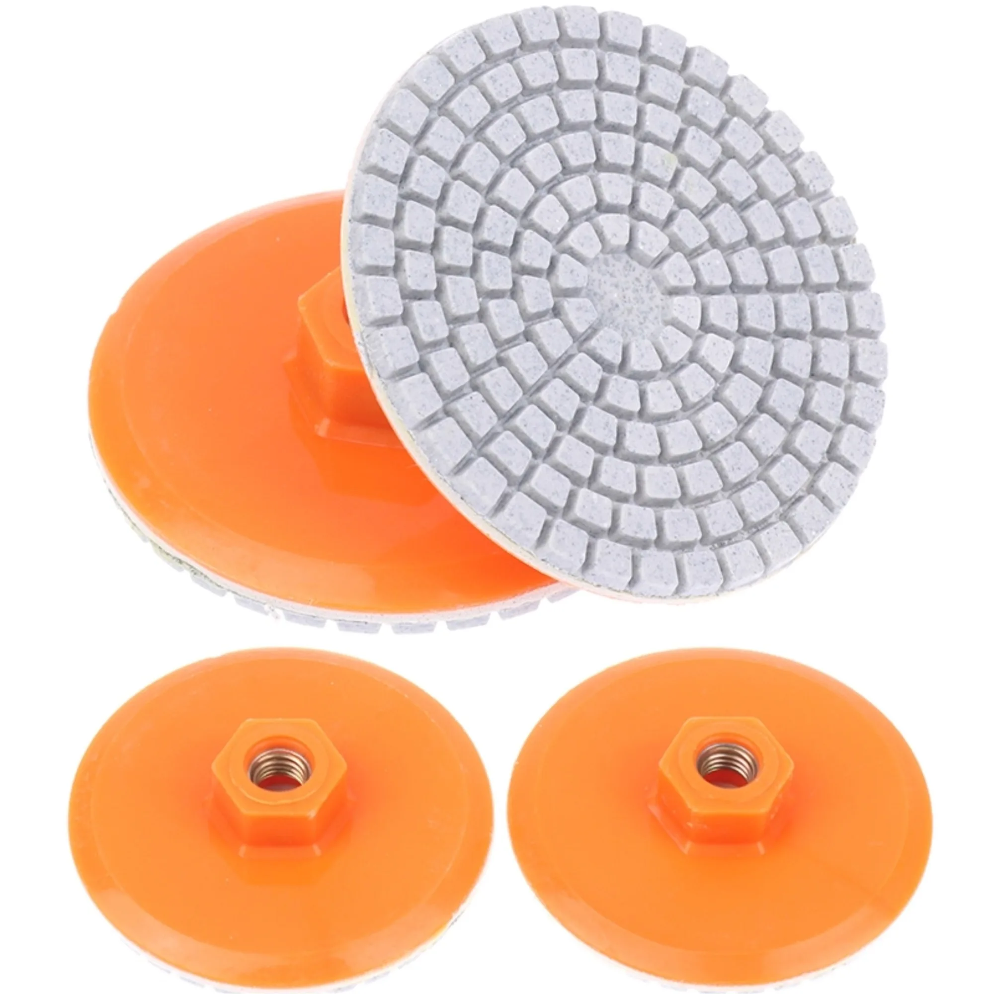 High Quality 80mm 3 Inch Polishing Pad Wet Dry Buff Disc Abrasive For Sanding Granite Concrete Grinding Countertop Stone