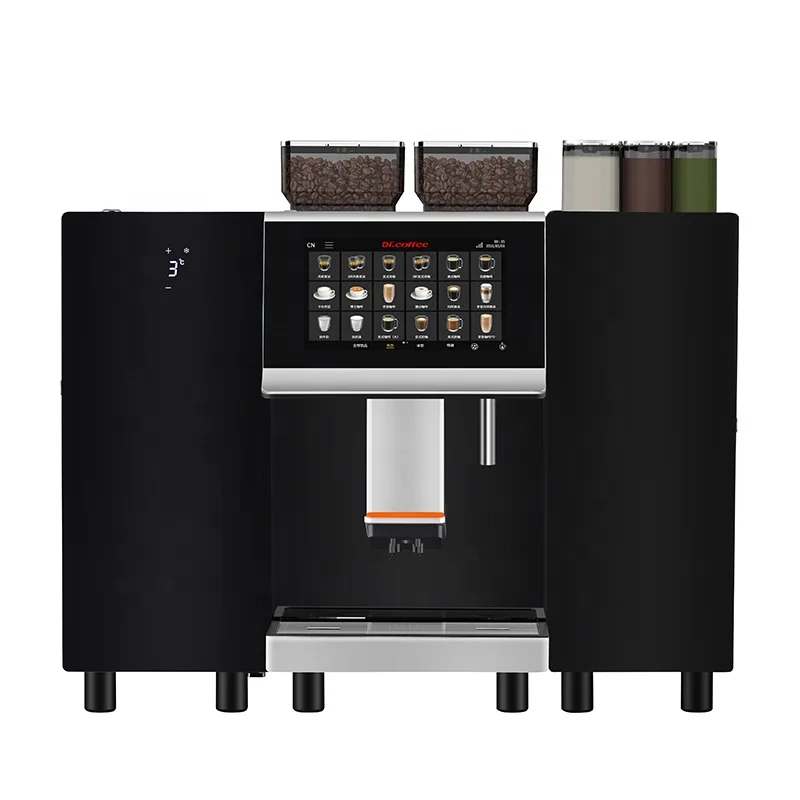 Dr.coffee F22 One Stop Coffee Solution Two Bean hopper Three Powder Container Commercial Automatic Coffee Machine