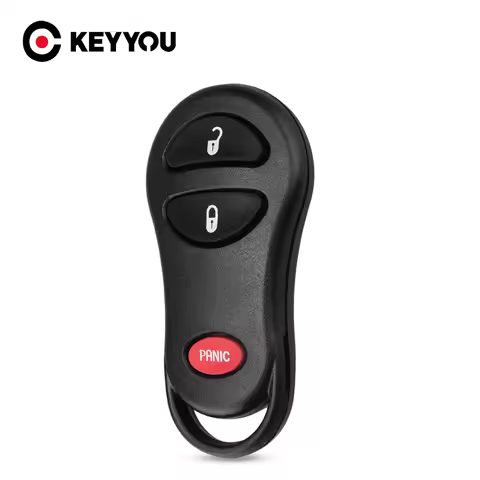 KEYYOU Remote Car Key Shell Cover Case 2+1 3 Buttons For Chrysler PT Cruiser Town &amp; Country Dodge Ram 1500 Caravan Jeep Keyless