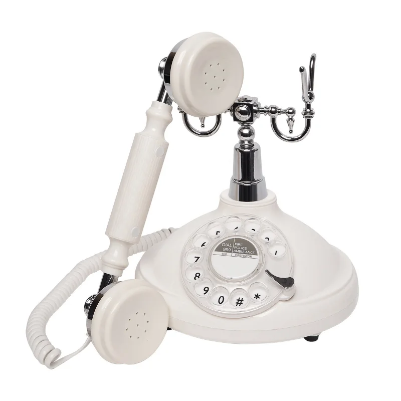 Record Old-Style Audio Message Book Telephone Wedding Oval Rotating Wedding Message