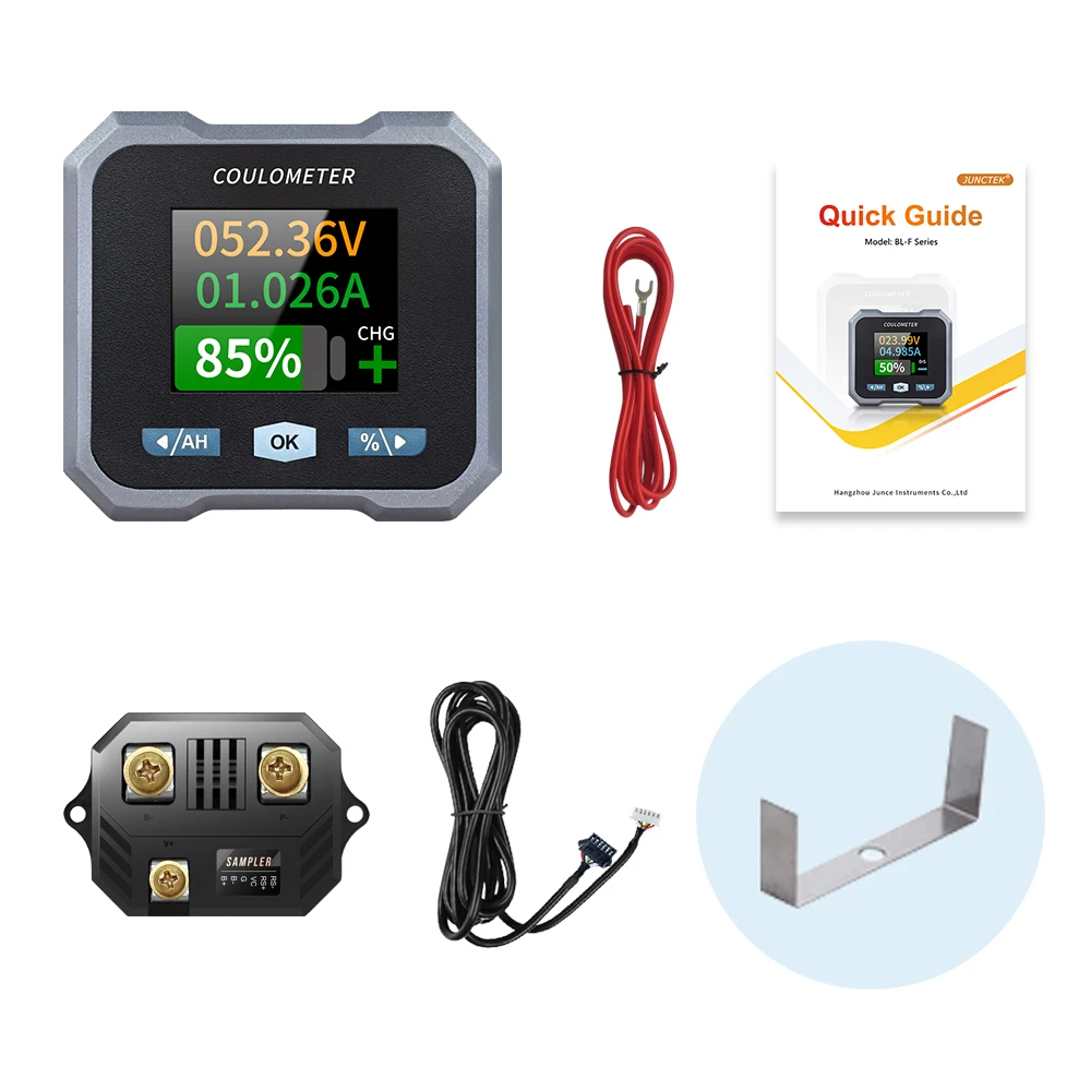 Imagem -04 - Bluetooth Battery Monitor Capacidade Indicador Coulomb Medidor Capacidade Indicador Tensão Corrente va Bl140f dc 10100v 100a 400a