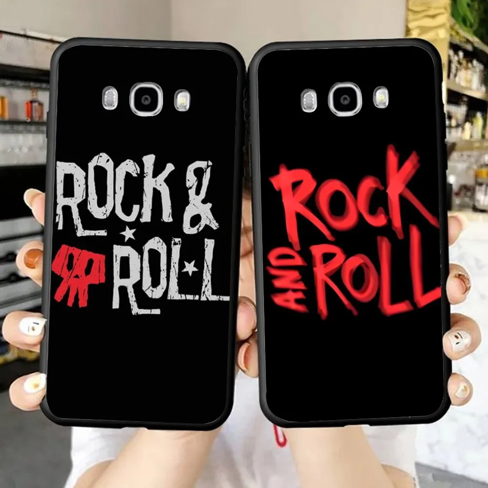 R-Rock R-Roll Skull Phone Case For Xiaomi 11 Redmi Note 11 5G 8T 9A 9 10T Note8Pro Note9 12SUltra Black Case