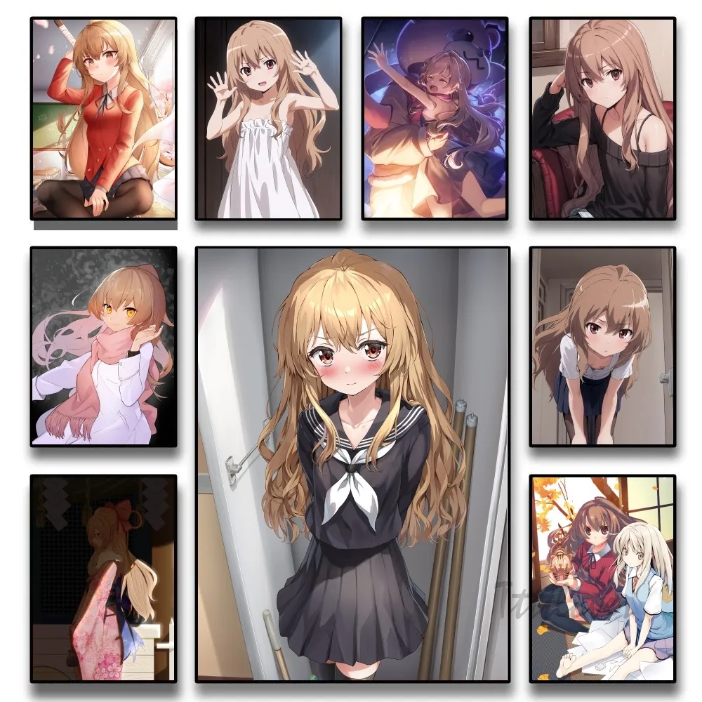 Toradora! Anime Poster Stickers Art Wall Murals Decor Game Room Decor Gifts HD Painting