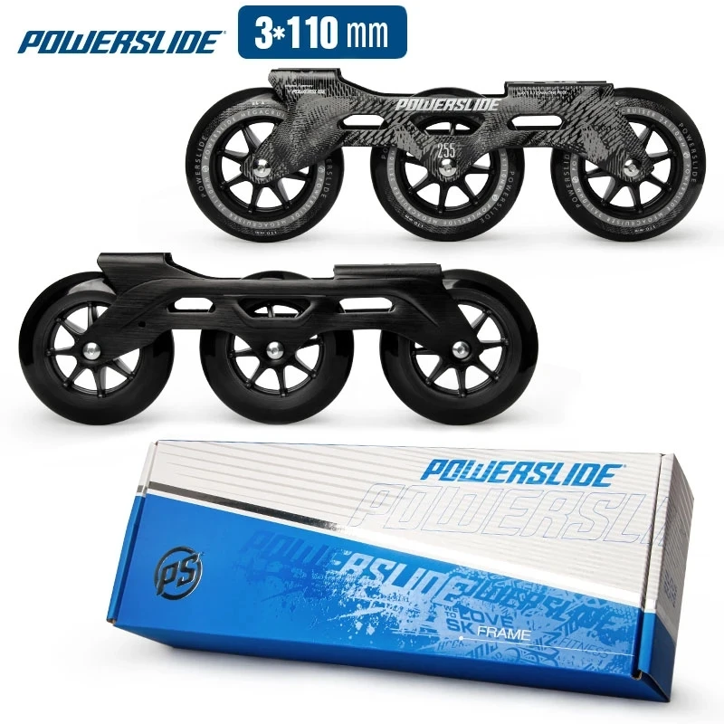 مراجعة شاملة لـ Powerslide Speed Skate Frame 3110mm 255mm مع عجلات Powerslide 110mm لمسافة 165mm