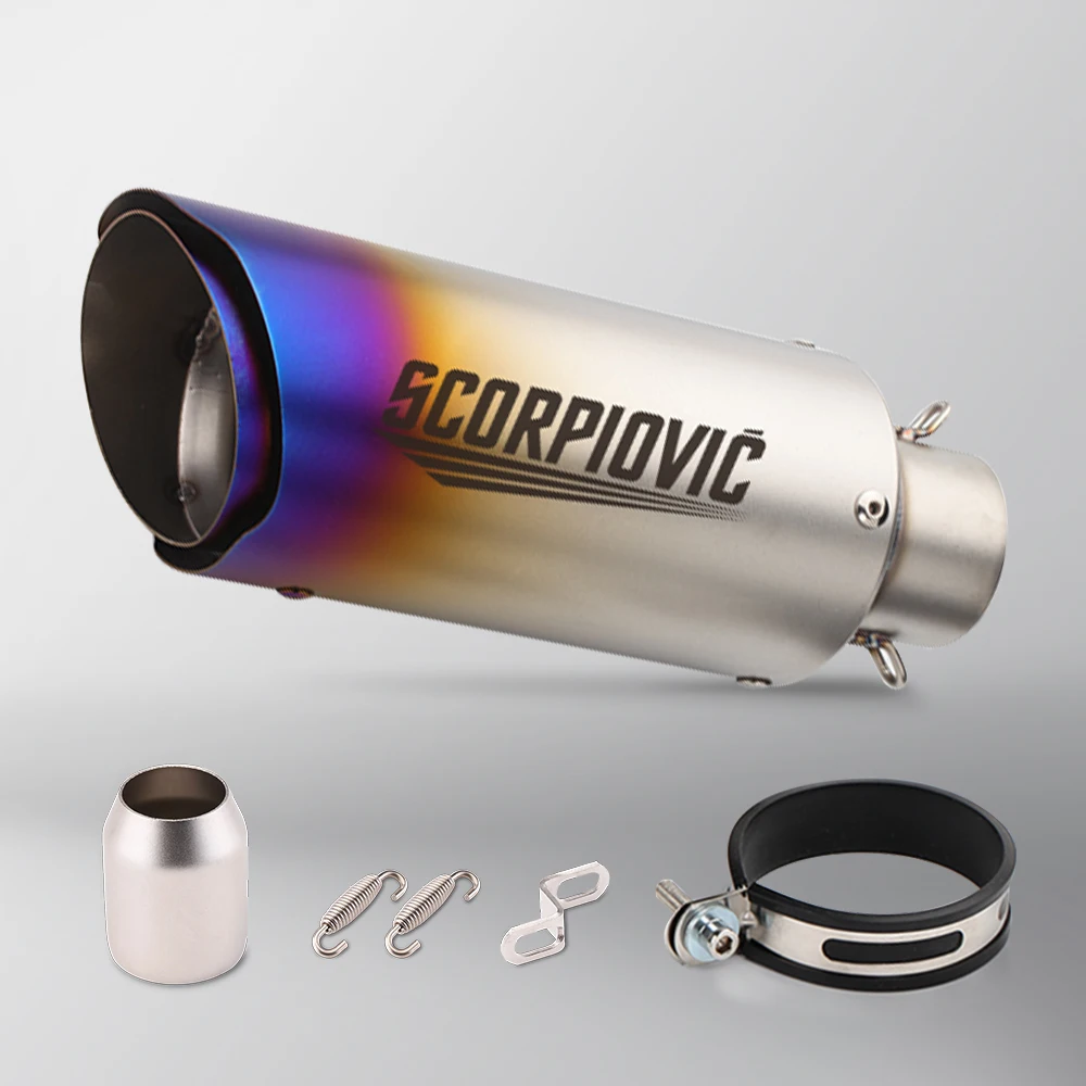 For ER-6n ER-6f Versys 650 Z650 Ninja650 2012-2023 Slip On High Performance Mid Tail Motorcycle Exhaust Accessories