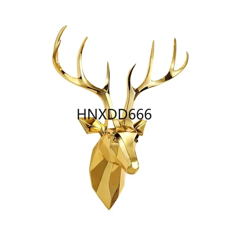 Lucky deer head wall decoration pendant