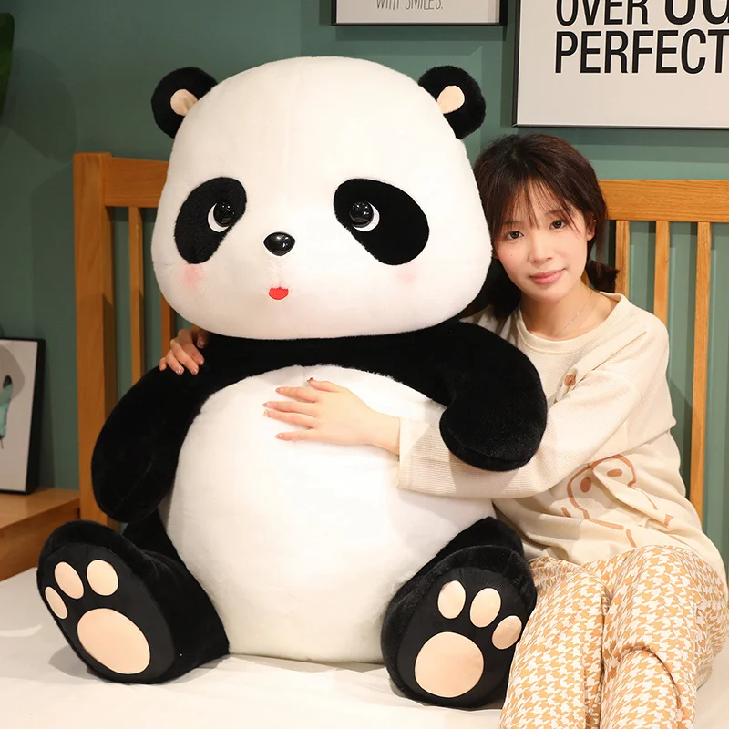 

20-45cm Huge Cute Panda Doll Plush Toy Huge Bear Animals Pillow Kids Birthday Christmas Gifts Cartoon Toys Big Pillow On The Bed