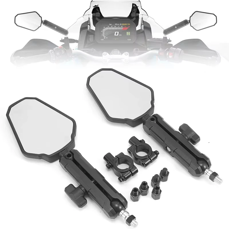 WB1 Moto ATV Cruiser Chopper Bobber Street Robust Durable Motorcycle Rearview Mirrors sport upgrade off-road street motorcycles