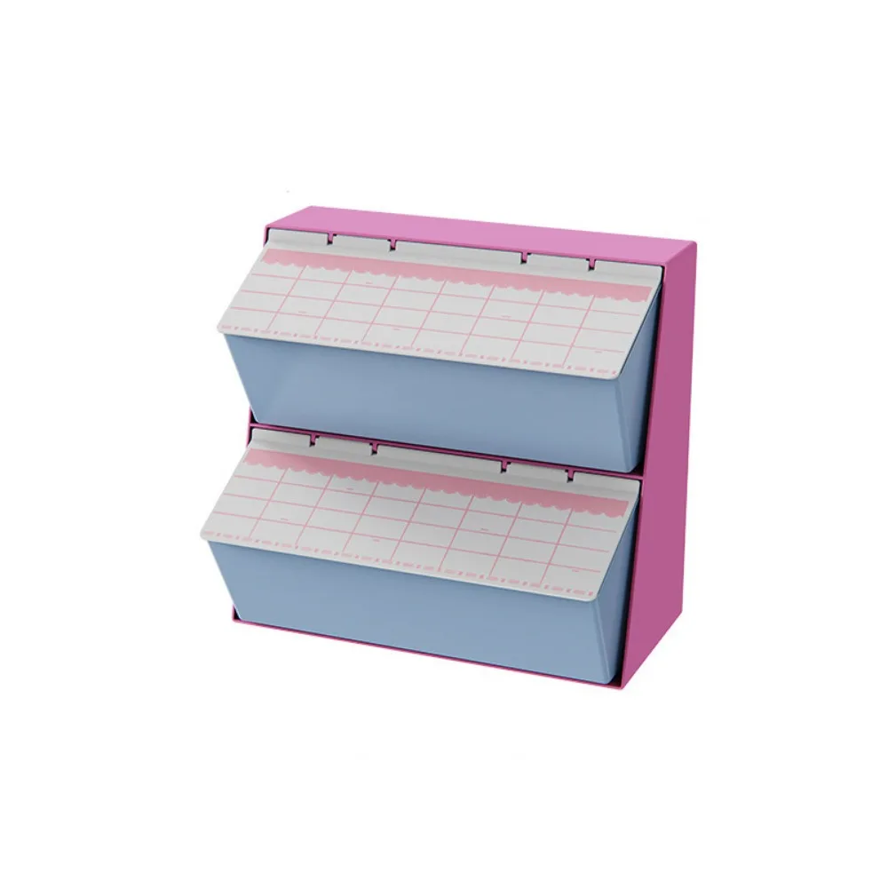 

Plastic Tea Bag Storage Box Large Capacity Dustproof Coffee Capsule Storage Rack Space saving Detachable Coffee Pod Holder Bar