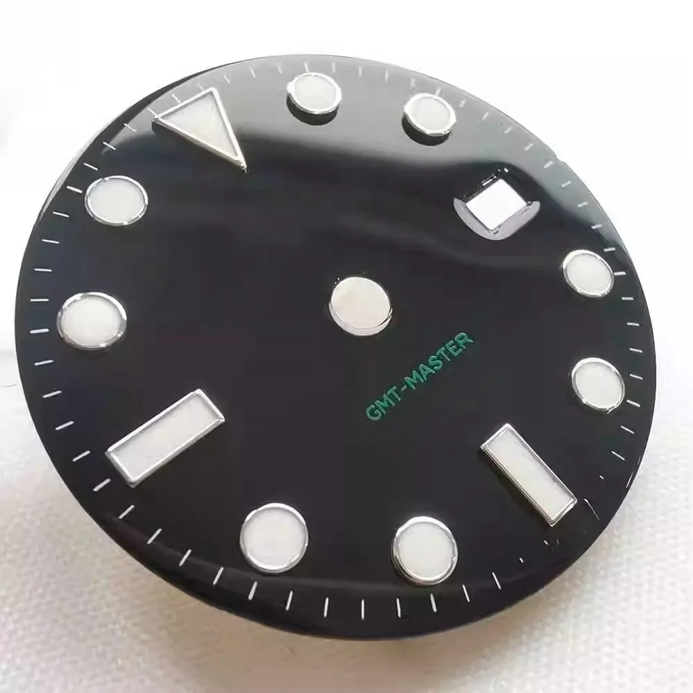 27.8mm Best quality Watch dial parts GMT VR3285 movement Blue Luminous 126710 126713 blue dial for 3235 movement