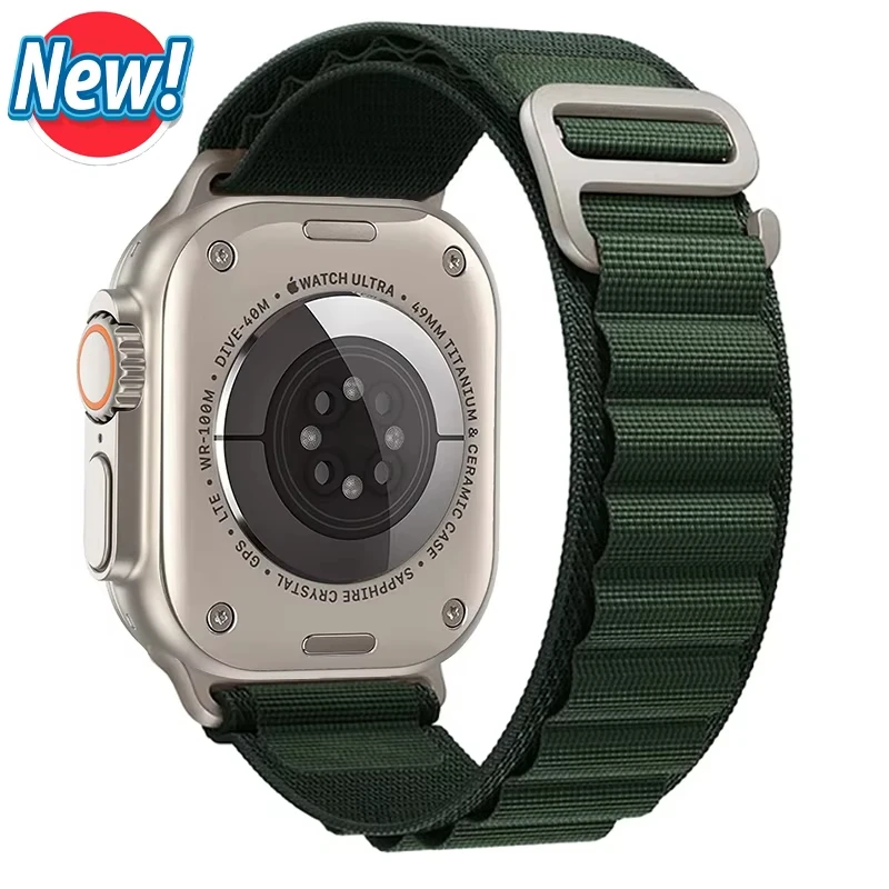 Offizielles Alpine-Armband für Apple Watch Ultra 3 2 Bänder 49 mm 44 mm 45 mm 46 mm 42 mm 41 mm 40 mm Correa iWatch Serie 11 10 9 8 7 6 SE 3
