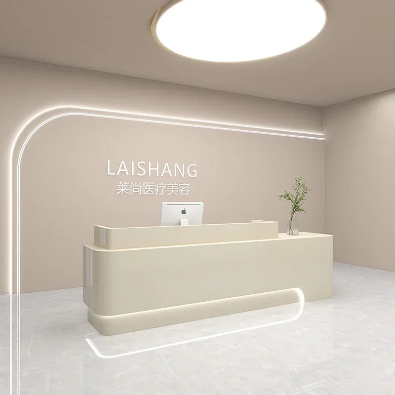 

Motion Desk Shop Counter Coffee Distillation Jug V60 Cash Register 4060 Ti Reception for Salon Bellezza Customer Center Desks