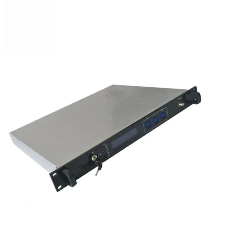1550nm 10 ميجا واط الناتج 860 ميجا هرتز رقائق Ortel داخلي مزدوج إمدادات الطاقة الداخلي الارسال البصري مع AGC لمشروع مسافة 35 كجم