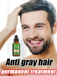 White hair killer, remove gray hair and restore natural hair color in 7 days