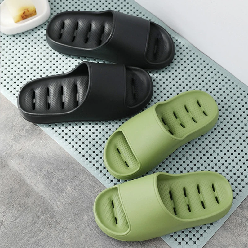 High Quality EVA Soft Thick Soled Slippers Women's Summer Fashion Wear Slippers Home Home Sandals Men's Beach Shoes