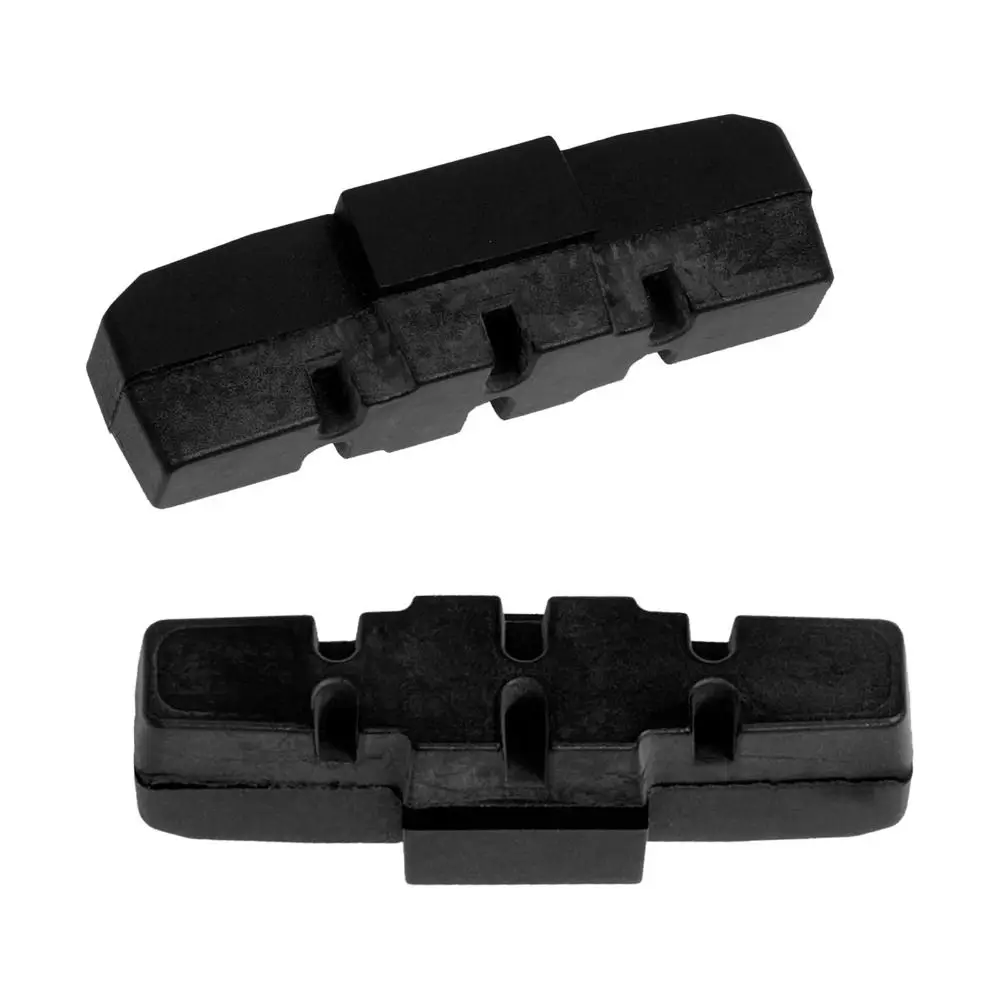 2 Pairs/Set S32-10 Bicycle Brake Pads Lightweight Composite Materials Bicycle Accessories Drawer Type Black Bicycle Brake Shoes