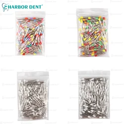 100Pcs Dental Polishing Brush Nylon Latch Small Flat/Sharp Polishing Dentistry Lab Prophylaxis Brushes Dentist Tools