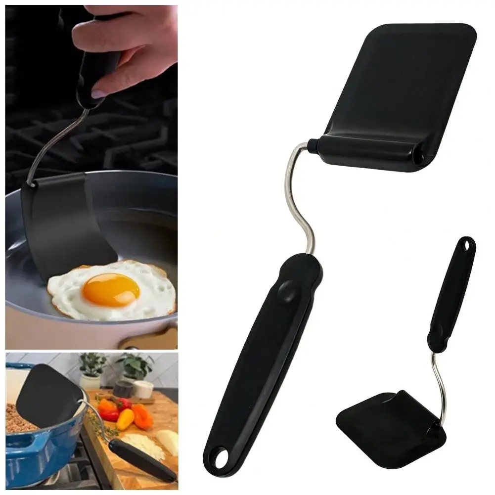 Heat Resistant Spatula Adjustable Angle 7-Position Heavy-Duty Metal Turner for Frying Air Fryer BBQ Dishwasher Safe Essential Ki