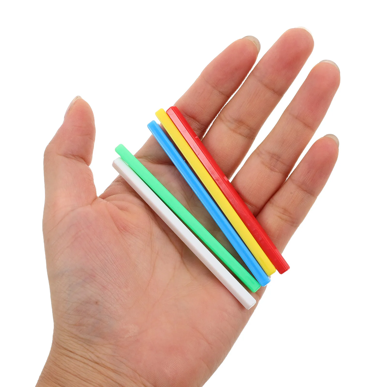100Pcs Multicolor Plastic Math Counting Sticks Educational Math Teaching Tools for School Classroom Sorting Pattern Matching