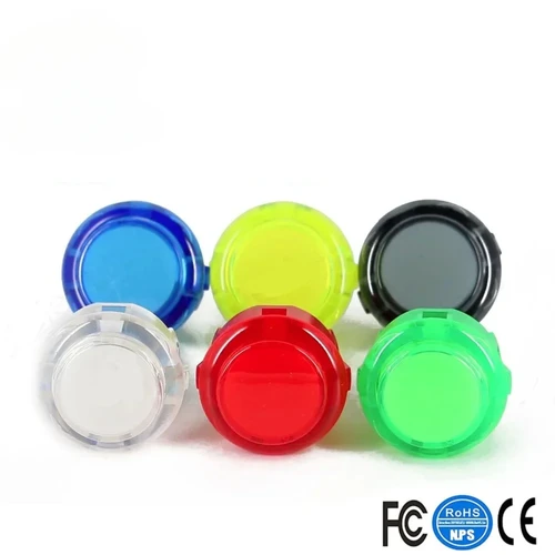 Imagen 2 del producto Pulsador Original japonés Sanwa OBSC-30 transparente para arcade jamma mame, pieza de juego compatible con ps4 pandora pc raspberry pi