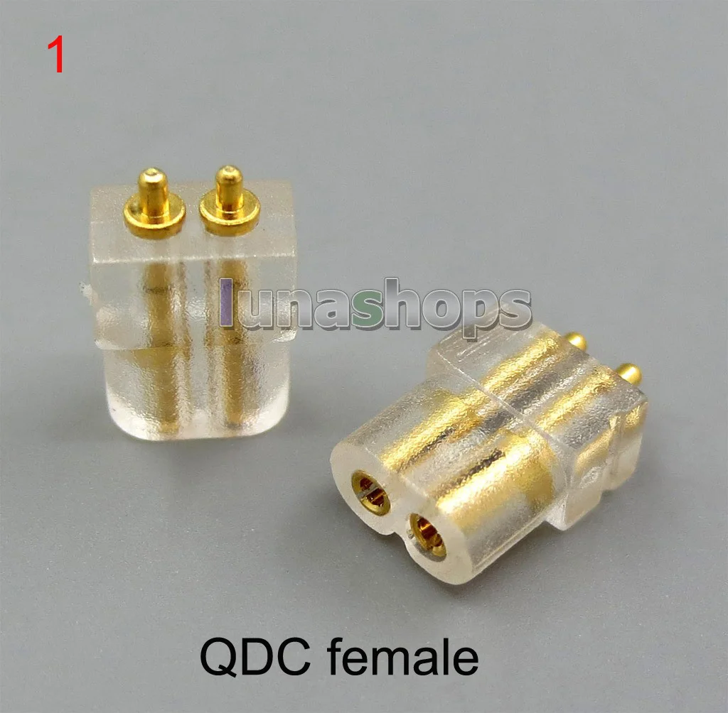 

10 Pairs 0.78 Double Needle QDC UE18 Socket Headphone Earphone TF10 0.75mm 0. 78mm Female DIY Custom Cable