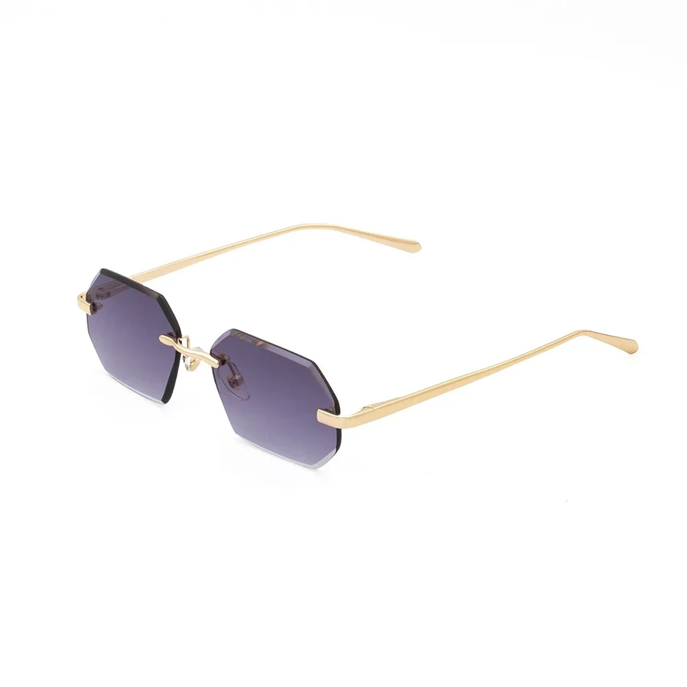 

UV Protection Multicolor Sun Glasses Lightweight Vision Care Frameless Sunglasses Vintage Fashion Men UV400 Eyewear Photography