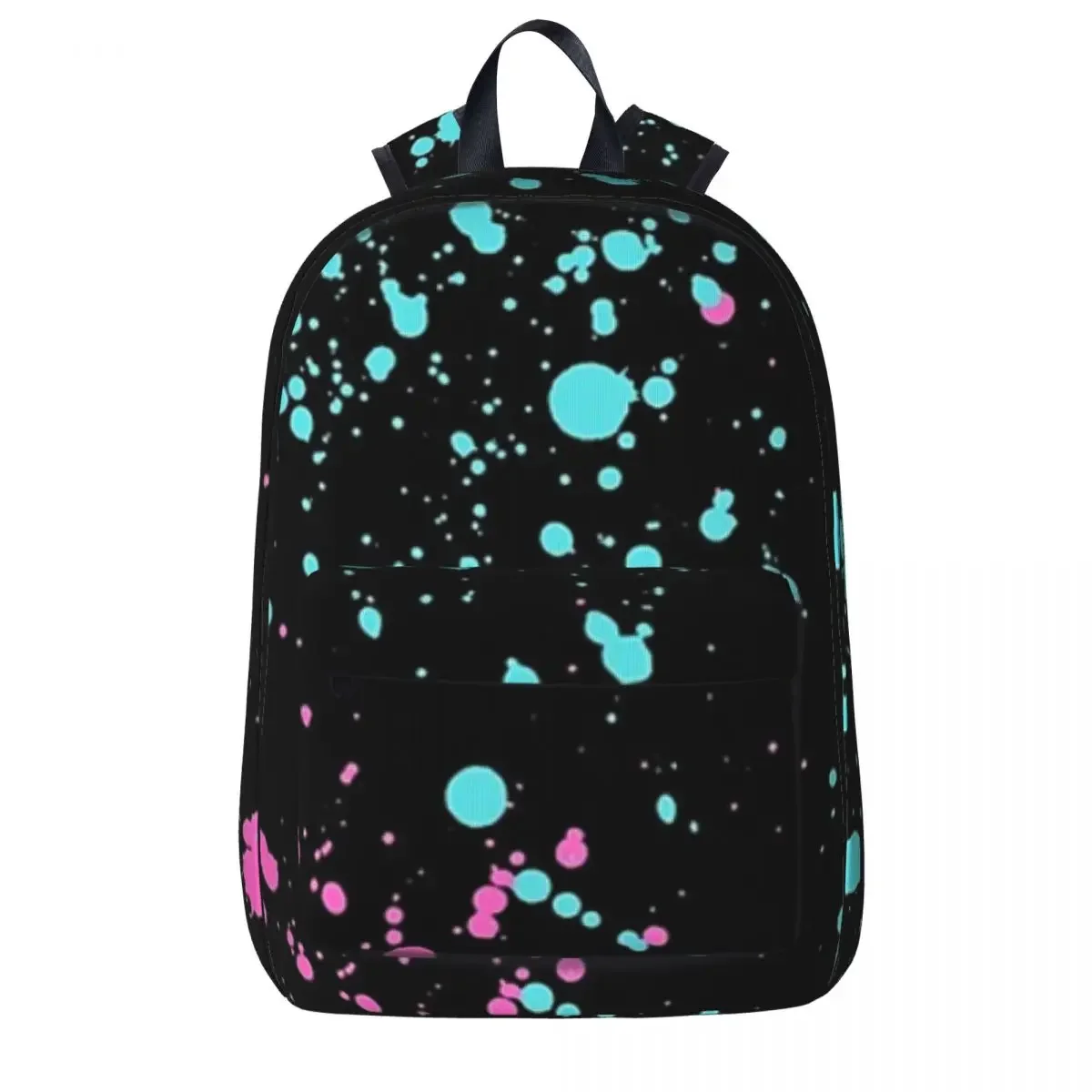 

Paint Splatter Woman Backpacks Boys Girls Bookbag Waterproof Children School Bags Portability Travel Rucksack Shoulder Bag