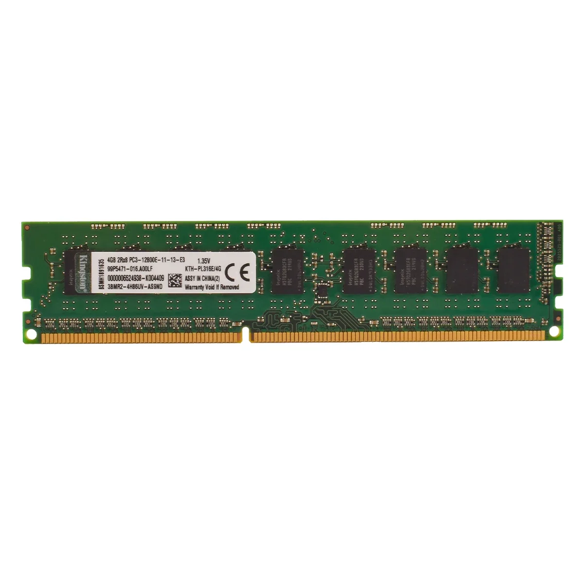 Kingston RAM ECC DDR3L Memory 8 4GB 1333MHz 1600MHz 1866MHz 240pin 1.35V PC3-10600 ECC Unbuffered Working on Workstation Memory