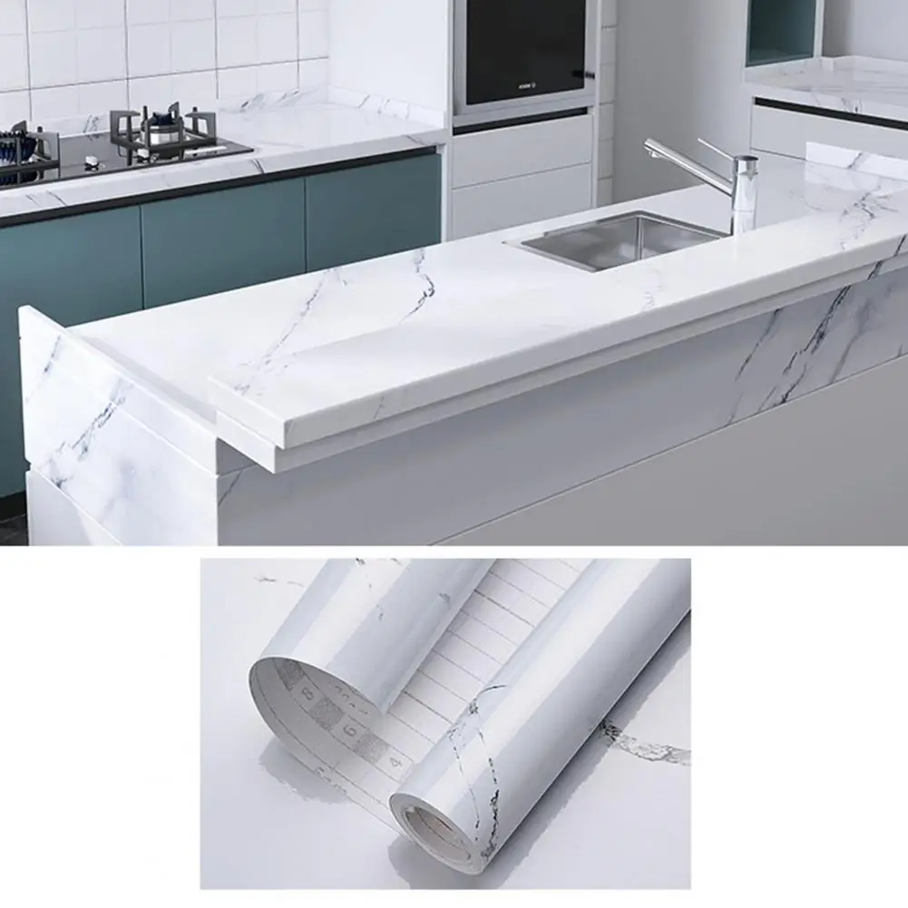 1 لفة 300x40 سنتيمتر النفط واقية الجدار ملصق مقاوم للماء مقاومة للحرارة الحمام المطبخ جدار كونترتوب بلاط خزانة الديكور مائي