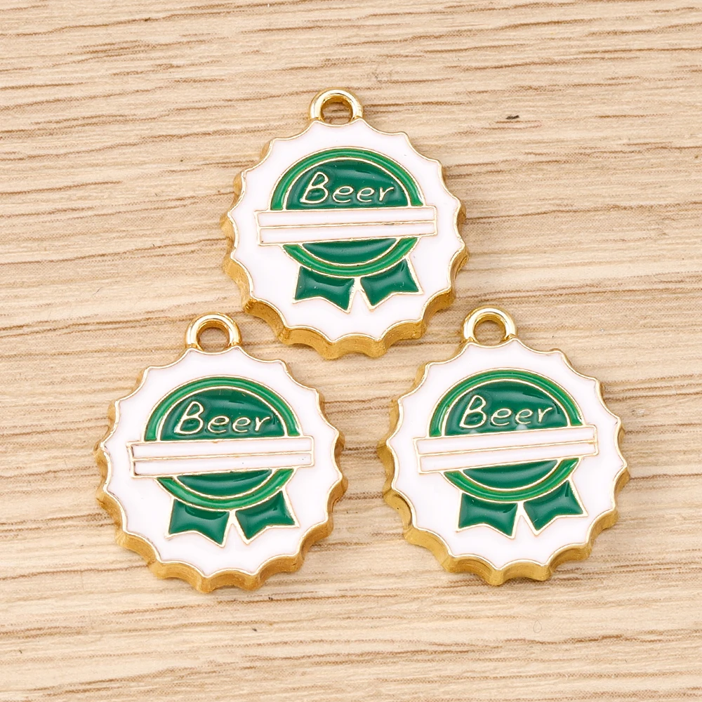 Tusember Lustige Emaille Bier Flasche Charms Bier Becher Anhänger Fit Bar Souvenir Nacht Party Halsketten DIY Handgemachten Schmuck Erkenntnisse – Detail 5