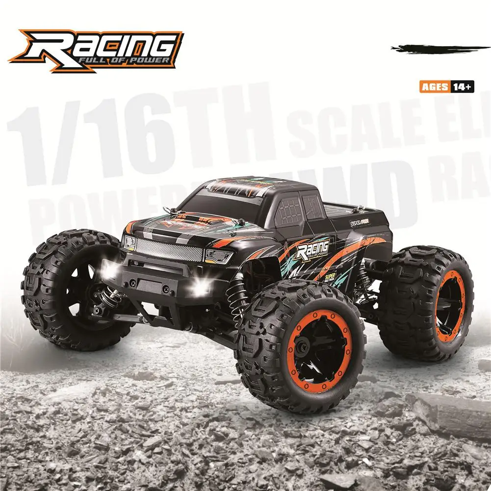 HBX 16889A 1/16 2.4G 4WD 45km/h Brushless RC Car with LED Light Electric Off-Road Truck RTR Model VS 9125 12428