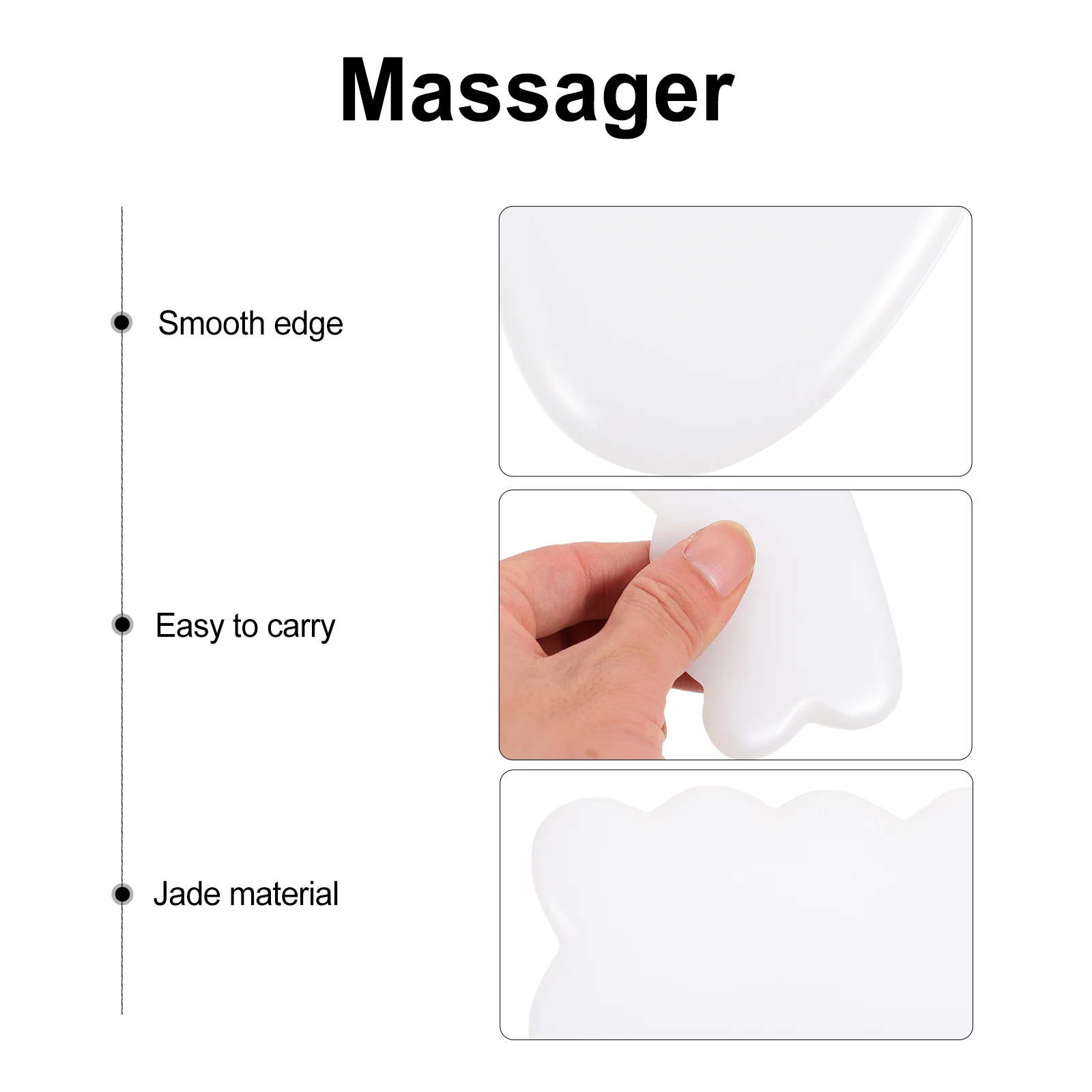 

1Set Gua Sha Facial Massage Scraping Board Skin Massager Tools Stimulate Microcirculation Pain Relief Lymphatic Support Kit