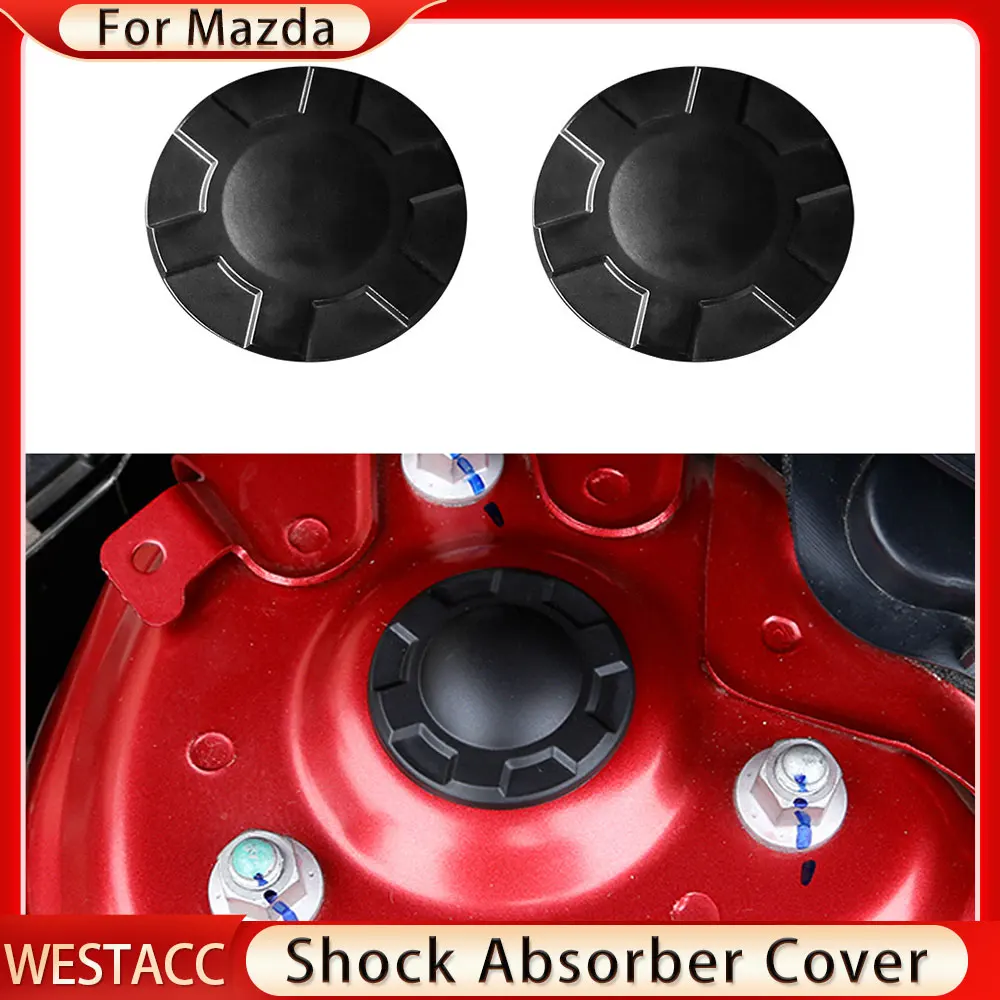 For Mazda 3 6 CX3 CX5 CX4 CX 8 CX-3 CX-5 CX-4 CX-8 Shock Absorber Cover Anti-Dust Cap 2Pcs Protector Cover Interior Accessories