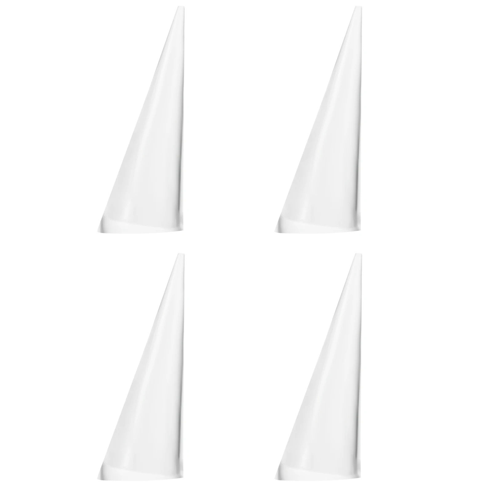 

4 pcs Acrylic Ring Display Stands High-End Storage Racks Jewelry Display Shelves Exquisite Ring Holders Organized Storage For