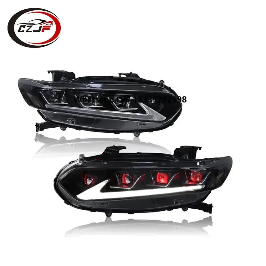 

CZJF Animation Blue Dynamic Turn Signal LED Headlight for Honda Accord 2018 2019 2020 2021