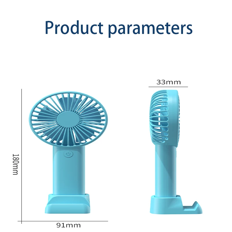 간단한 휴대용 미니 선풍기 핸드헬드 USB 충전식 전기 선풍기, 데스크탑 공기 냉각 선풍기, 야외 여행 가정용 선풍기