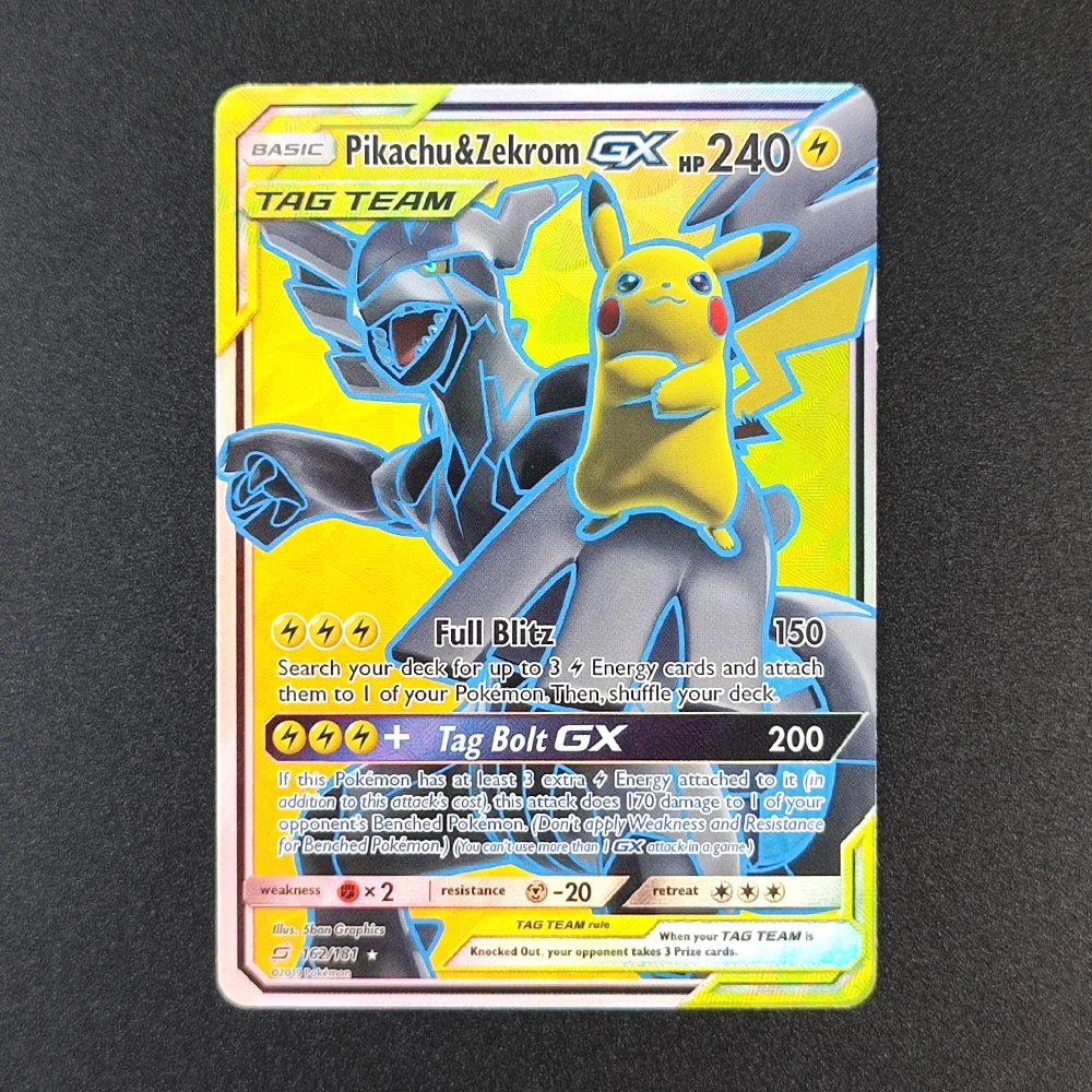 لتقوم بها بنفسك PTCG الإنجليزية علامة فريق GX Umbreon Mewtwo Moltres Zapdos Articuno Espeon Deoxys Braixen هواية جمع بطاقة فلاش لعبة