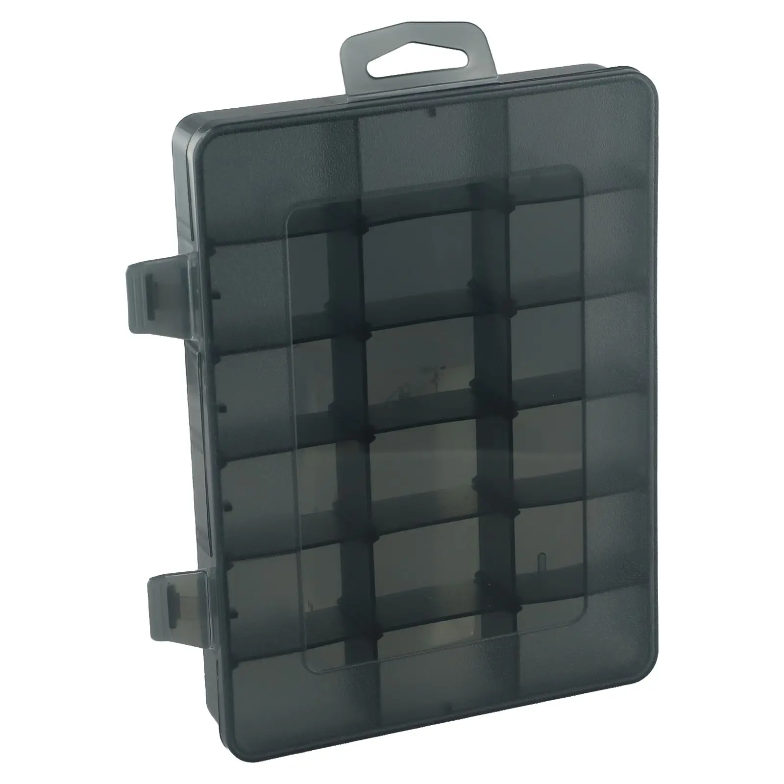 Plastic Storage Box with Adjustable Compartments for Screws Electronic Components Drill Bits and Small Accessories