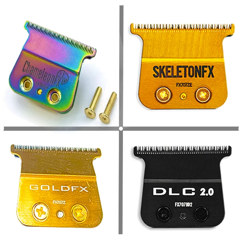 Cuchilla de Repuesto Profesional BaB FX707Z, Cuchilla para Recortadora de Cabello FX797 FX787 FX726, Cuchilla Colorida, Cabezal de Corte de Acero al Carbono