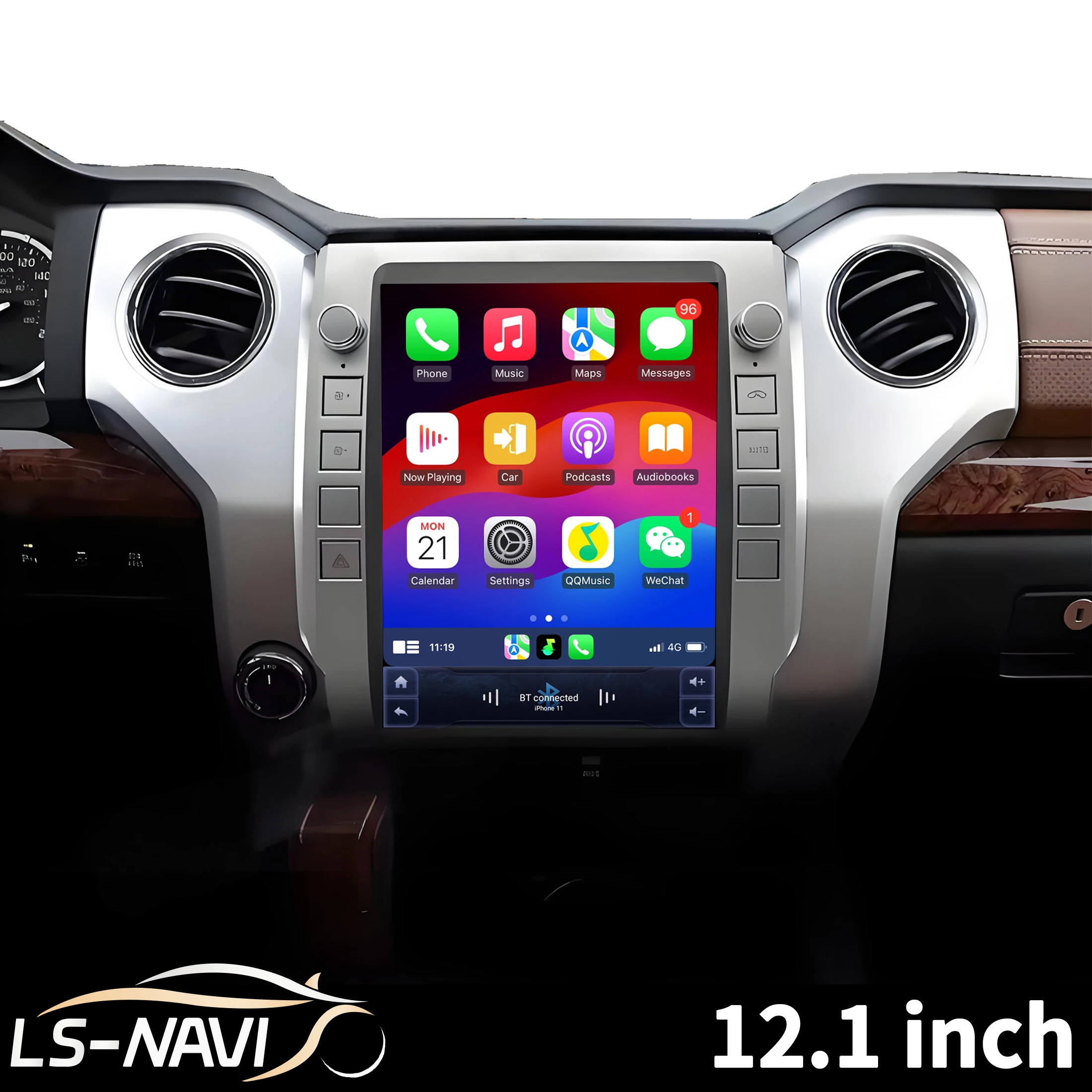 

12.1 Inch Touch Screen Car Radio for Toyota Tundra 2015-2020 with Wireless Bluetooth CarPlay 4G Head Unit