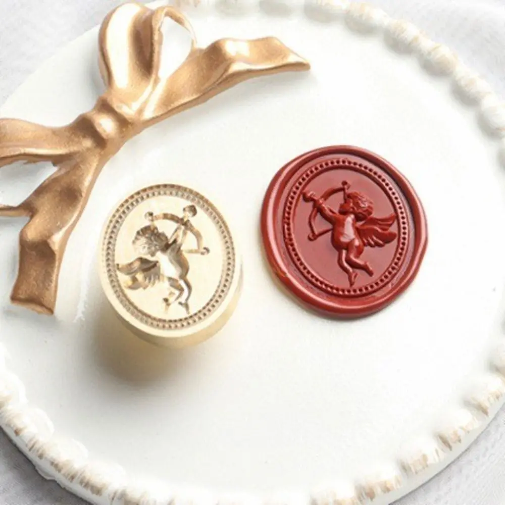 Cupid Hand Account Engagement Flower Invitation Card Scrapbook Decoration Embossed Stamp Fire Paint Seal Stamp Wax Seal Stamp